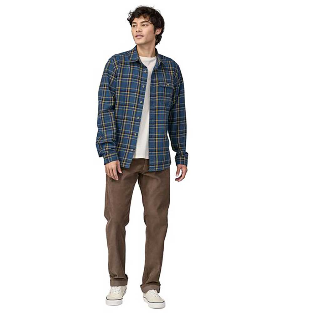 Men's Cotton in Conversion Lightweight Fjord Flannel Shirt - Major: Tidepool Blue
