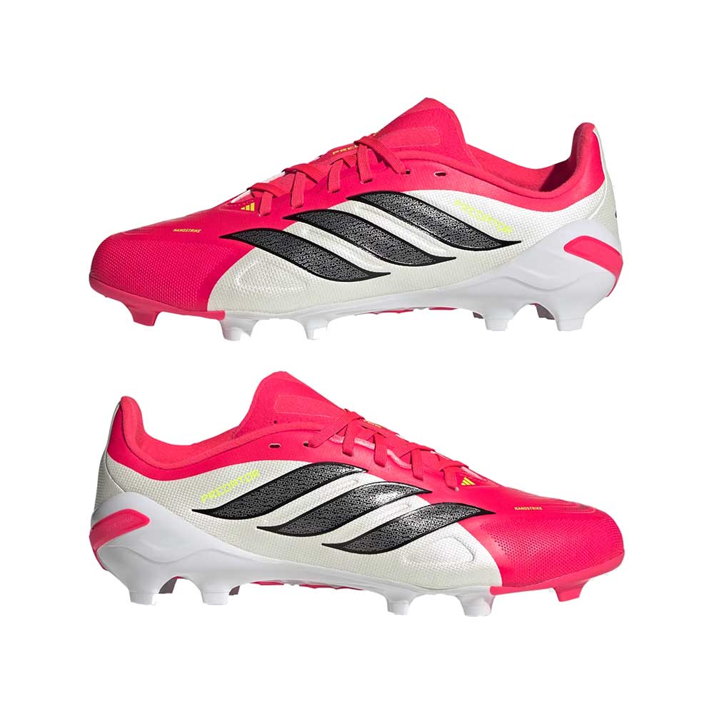 JR Predator League FT FG Soccer Cleat - Lucid Red/Core Black/Ftwr White - Regular (D)