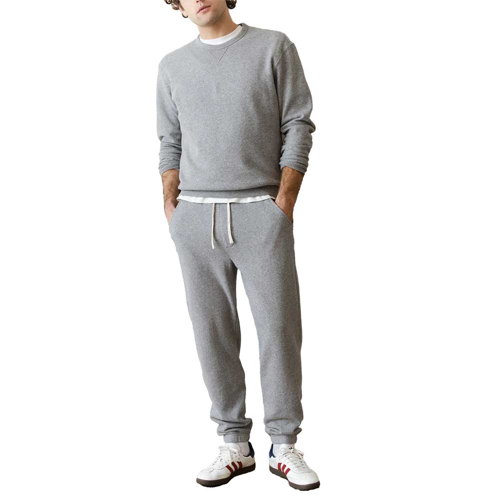 Men's Relaxed Cloud 9 Fleece Crewneck - Heather Grey