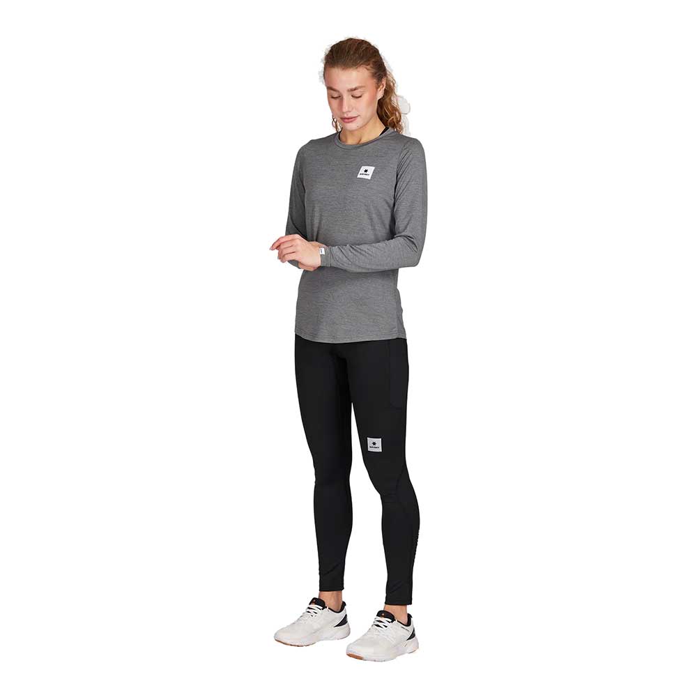 Women's Pace+ Long Tights - Black