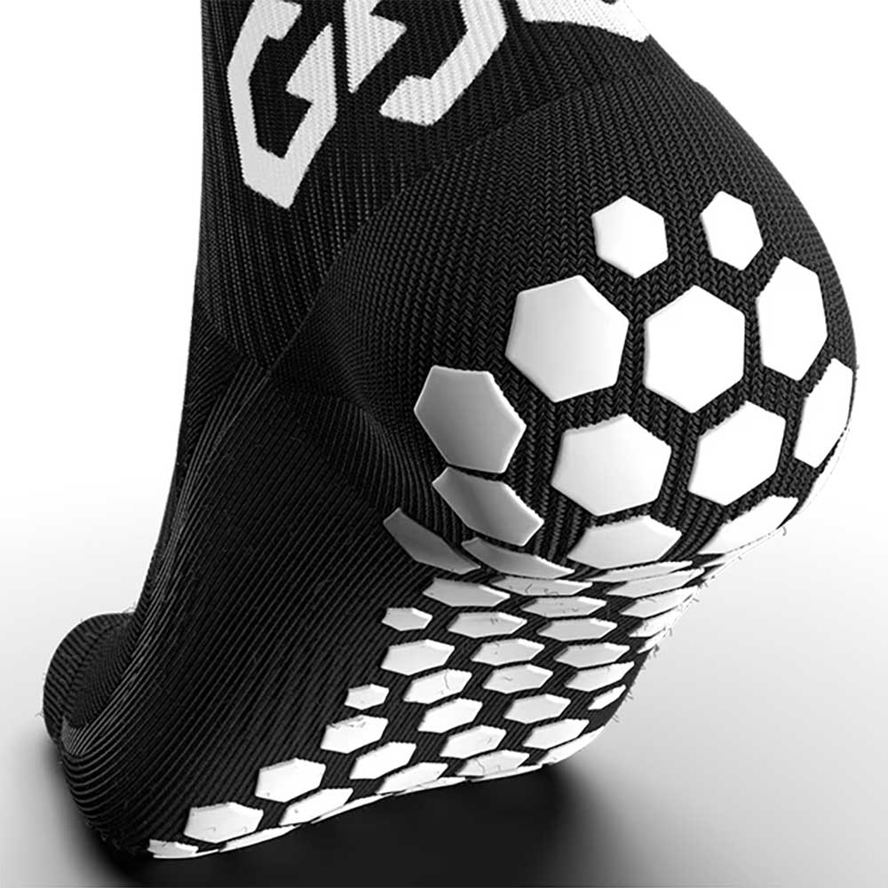 Gravity Pro Grip Socks Crew Length - Black