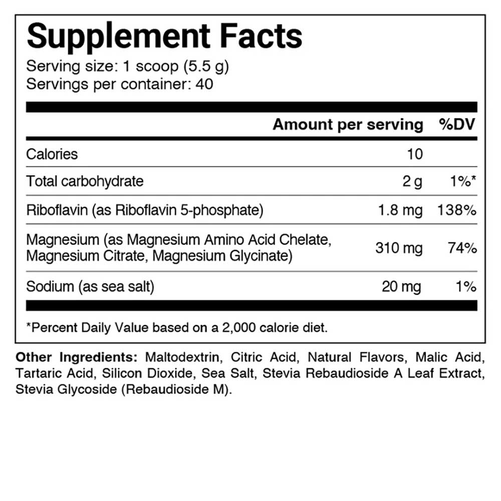 Pineapple Coconut Triple Magnesium Professional Recovery Jar 40s