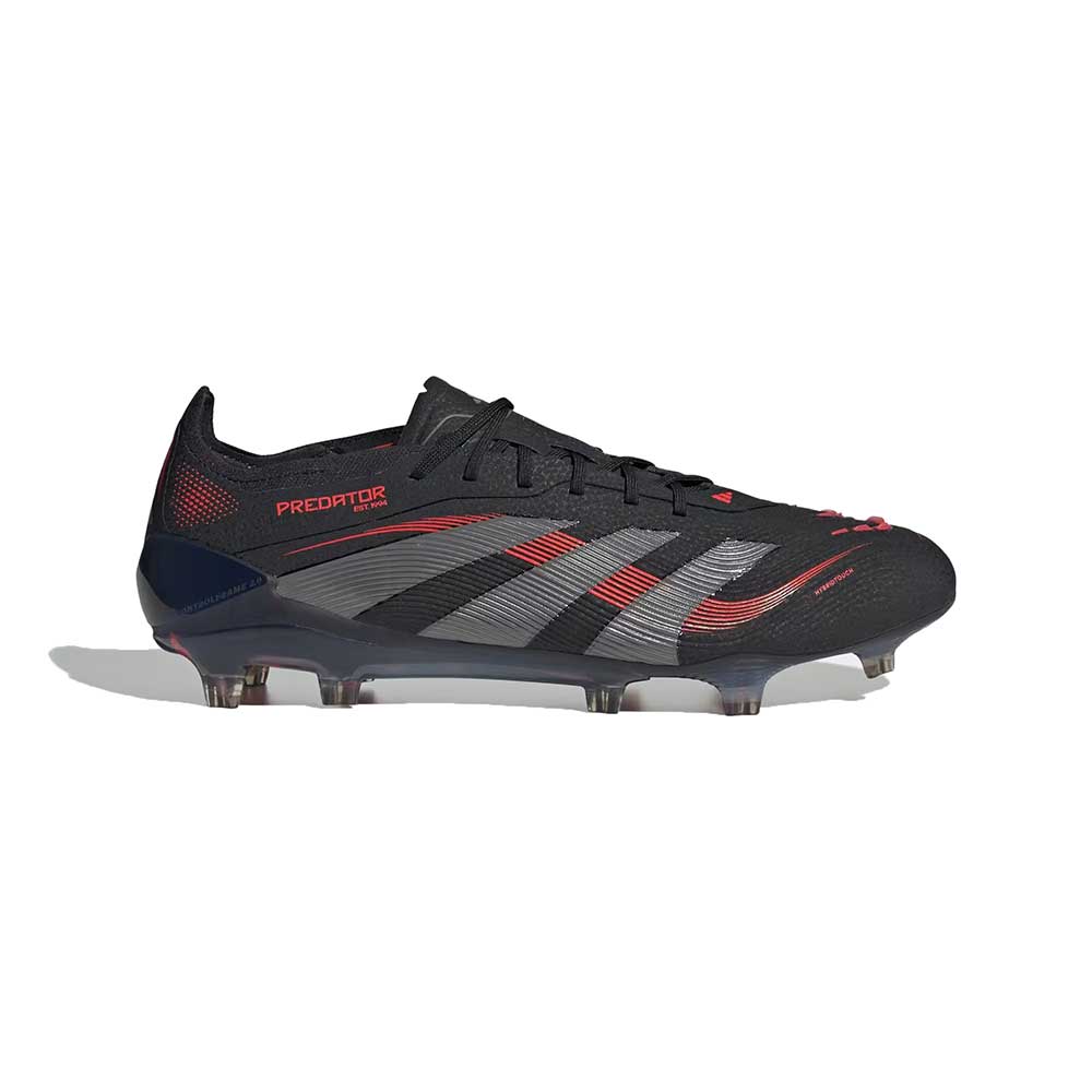 Men's Predator Elite FG Soccer Cleat - Core Black/Grey Four/Lucid Red - Regular (D)