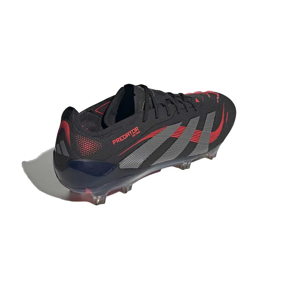 Men's Predator Elite FG Soccer Cleat - Core Black/Grey Four/Lucid Red - Regular (D)