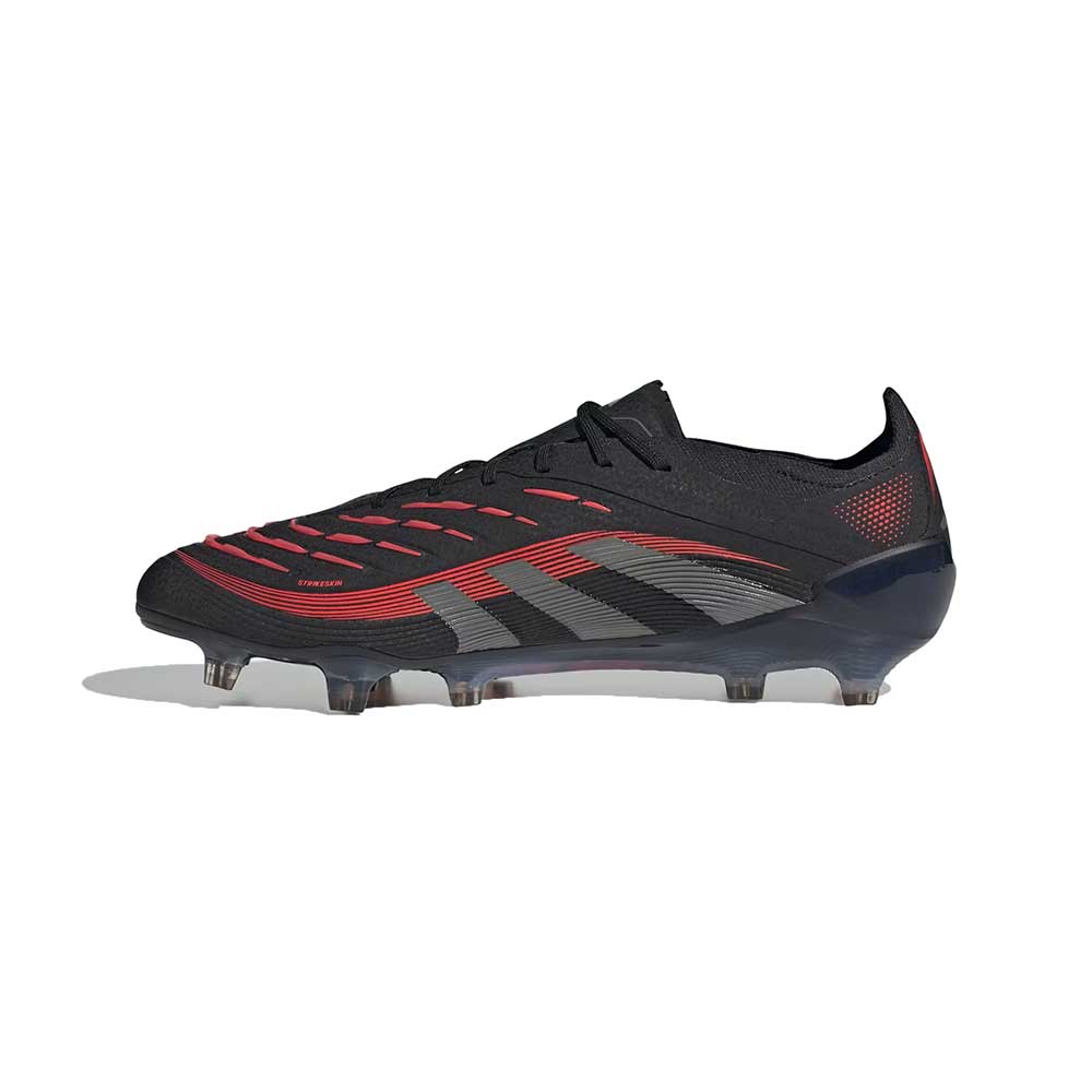 Men's Predator Elite FG Soccer Cleat - Core Black/Grey Four/Lucid Red - Regular (D)
