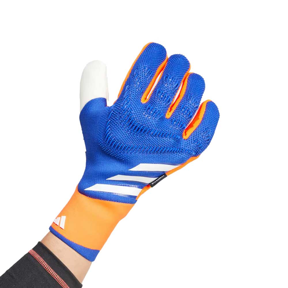 Predator GL Pro Fingersave Goalkeeper Glove - Lucid Blue/Solar Red/White