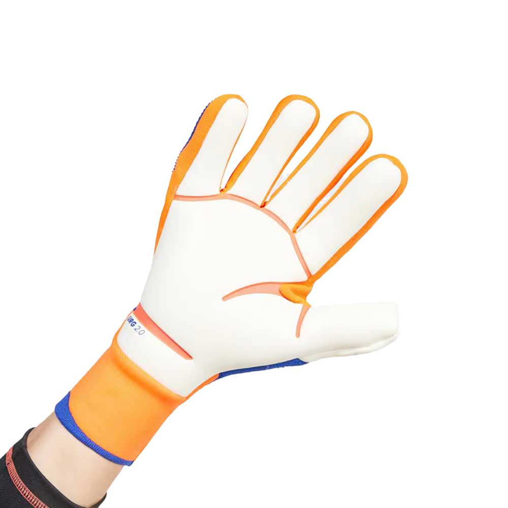 Predator GL Pro Fingersave Goalkeeper Glove - Lucid Blue/Solar Red/White
