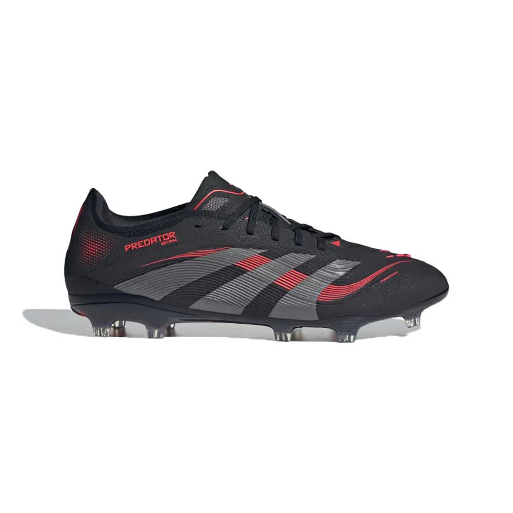 Men's Predator Pro FG Soccer Cleats Core Black/Grey Four/Lucid Red Regular (D)