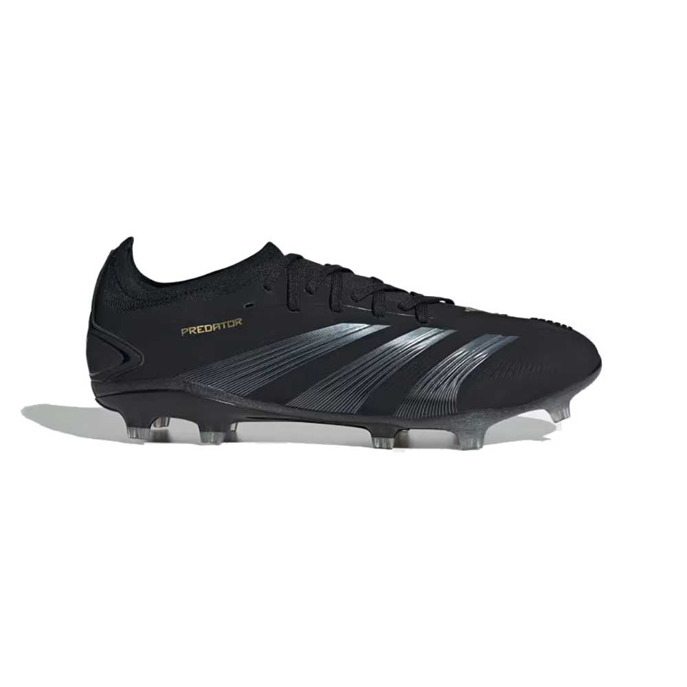 Predator Pro FG Soccer Cleats - Core Black/Carbon/Gold Metallic - Regular (D)