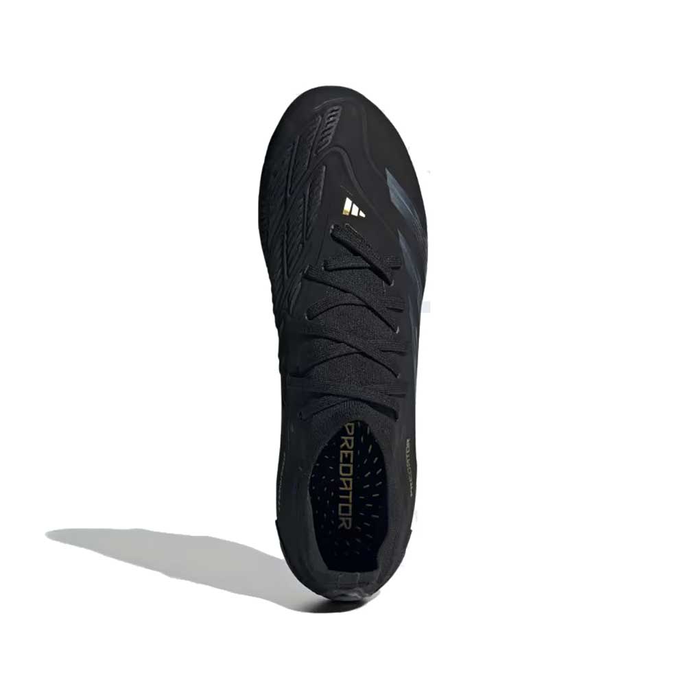 Predator Pro FG Soccer Cleats - Core Black/Carbon/Gold Metallic - Regular (D)