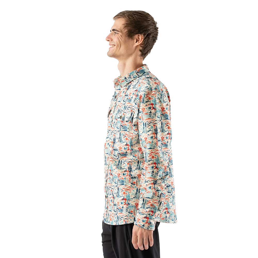 Men's High Country Long Sleeve Corduroy - Seedpearl Cactus