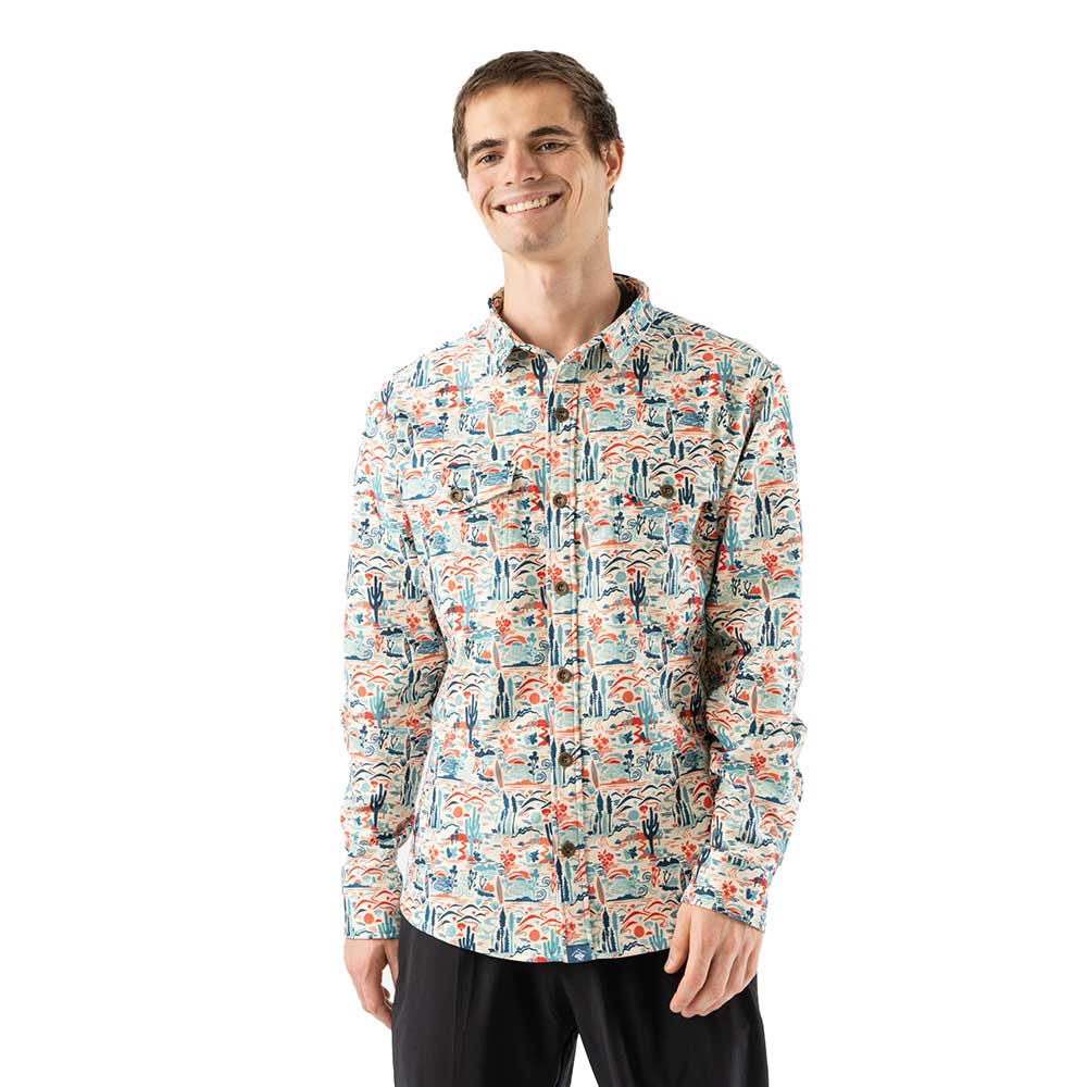 Men's High Country Long Sleeve Corduroy - Seedpearl Cactus