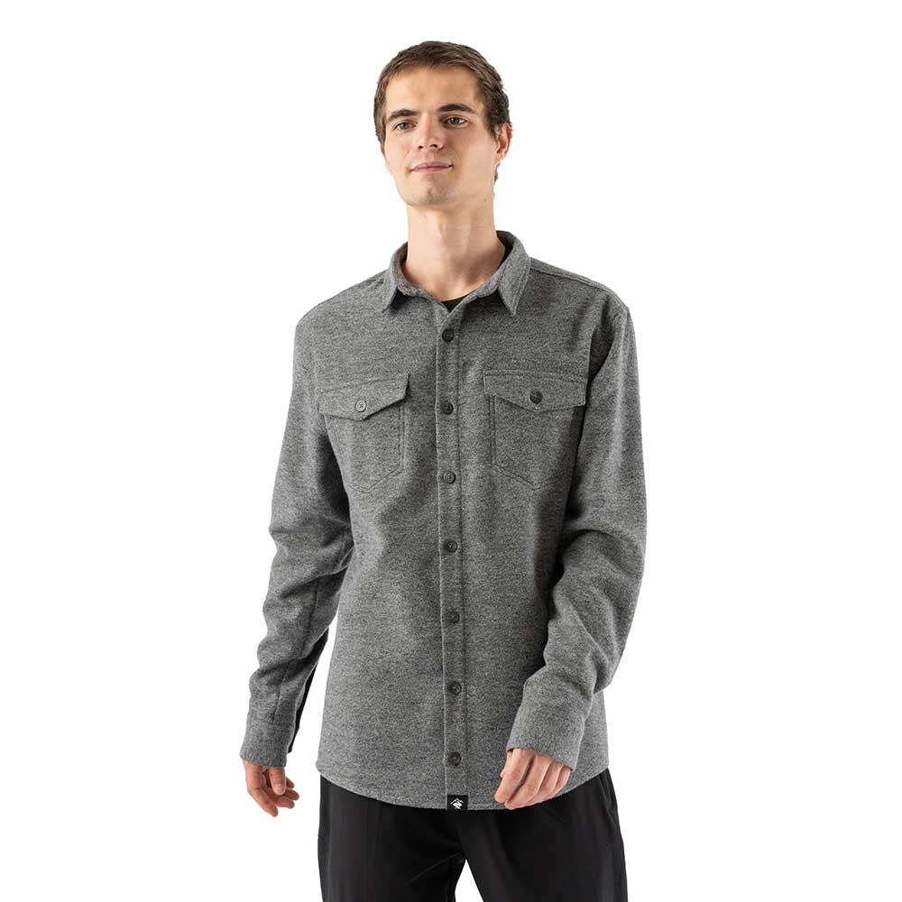 Men's High Country Long Sleeve Wool - Charcoal