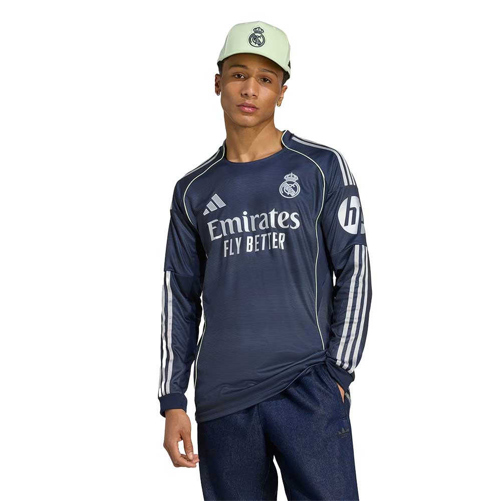 Men's Real Madrid Away LS Jersey - Legend Ink
