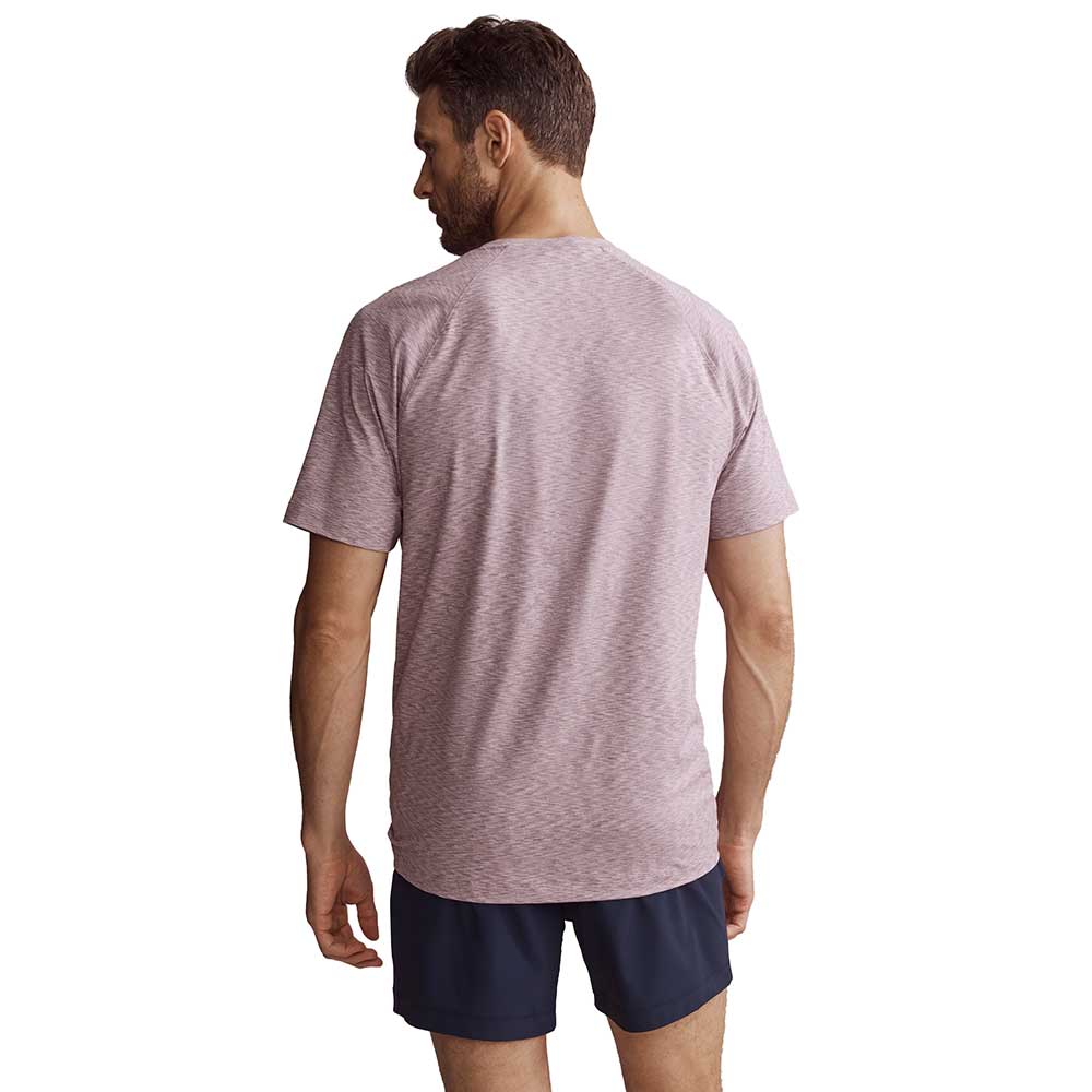 Men's Reign Short Sleeve - Discreet Mauve Space Dye