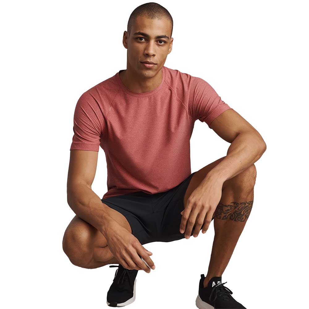 Men's Reign Short Sleeve - Red Brick/Pink Rose