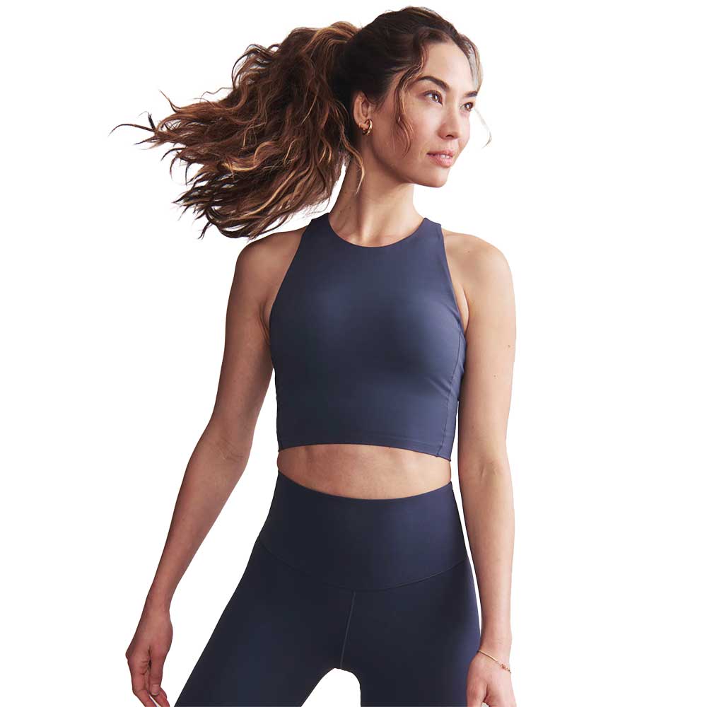 Women's Revive Longline Bra - Navy Blue