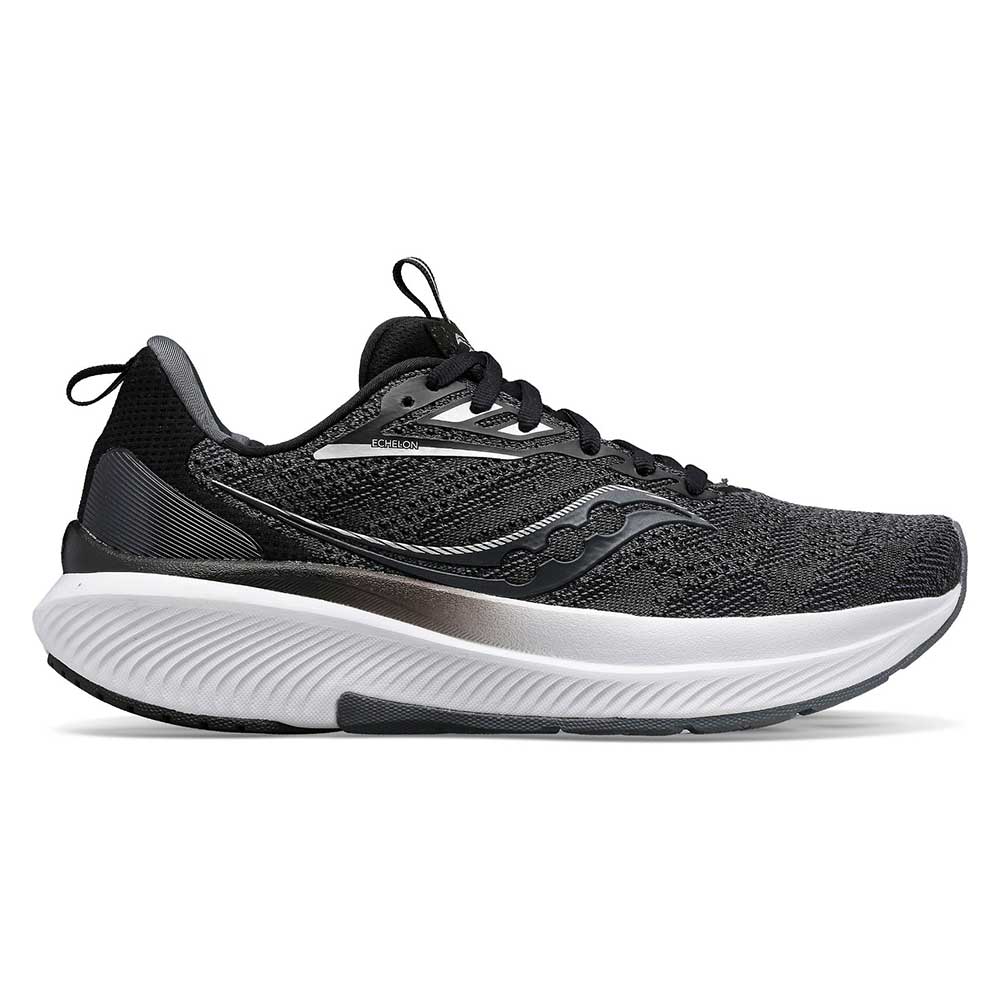 Women's Echelon 9 Running Shoe - Black/White - Wide (D)