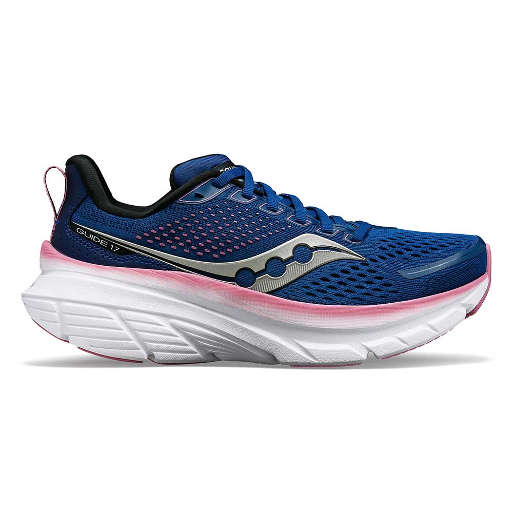 Women's Guide 17 Running Shoe - Navy/Orchid - Regular (B)