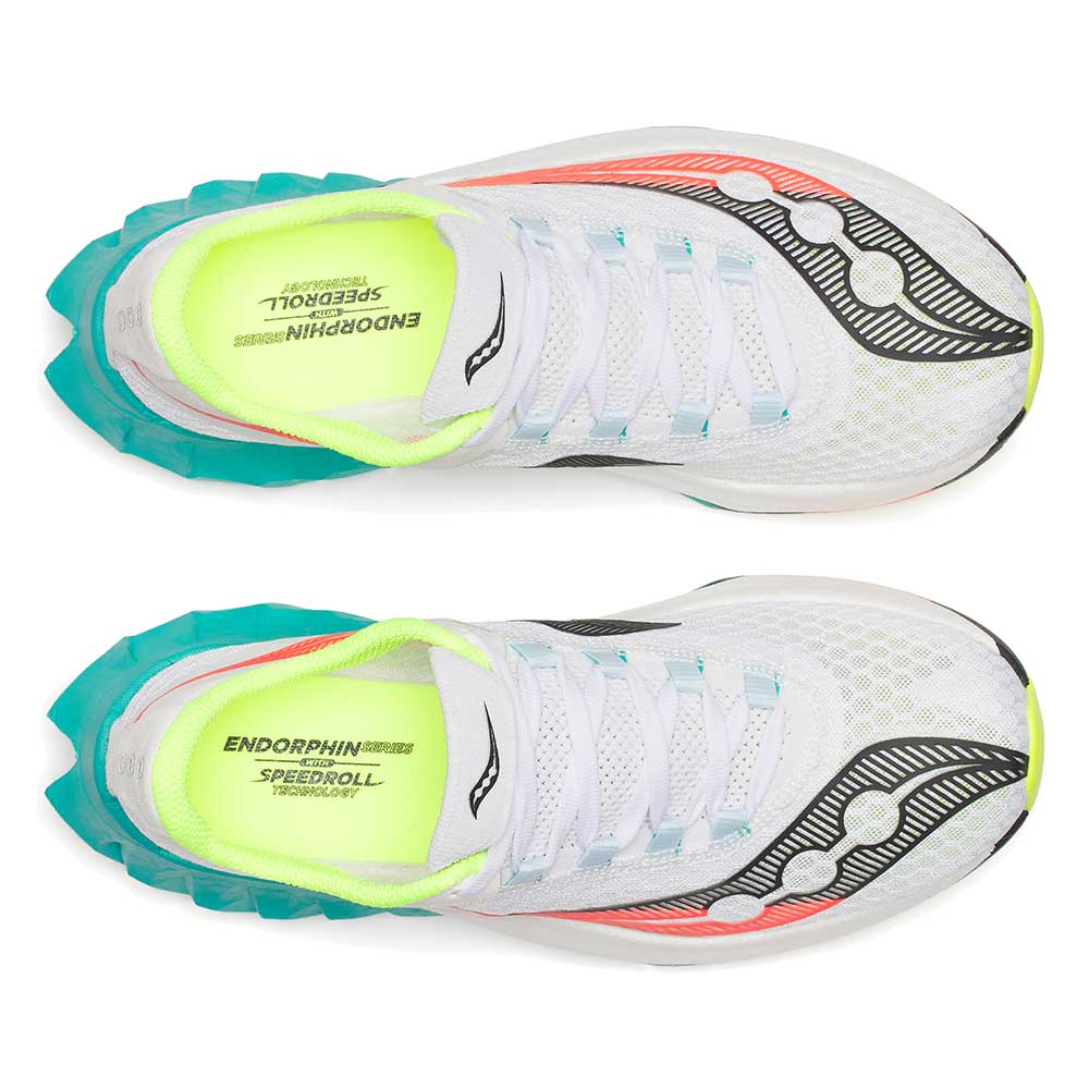 Women's Endorphin Pro 4 Running Shoe - White/Mutant - Regular (B)