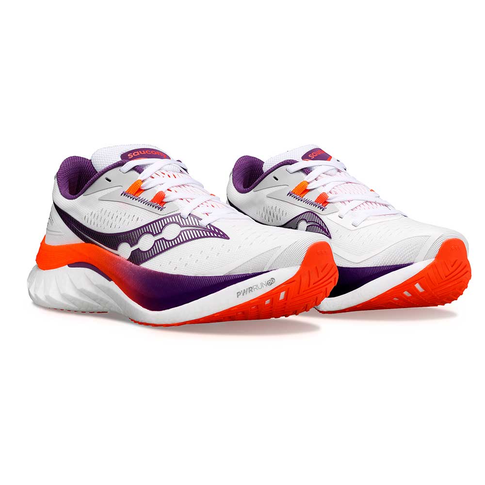 Women's Endorphin Speed 4 Running Shoe - White/Violet - Regular (B)