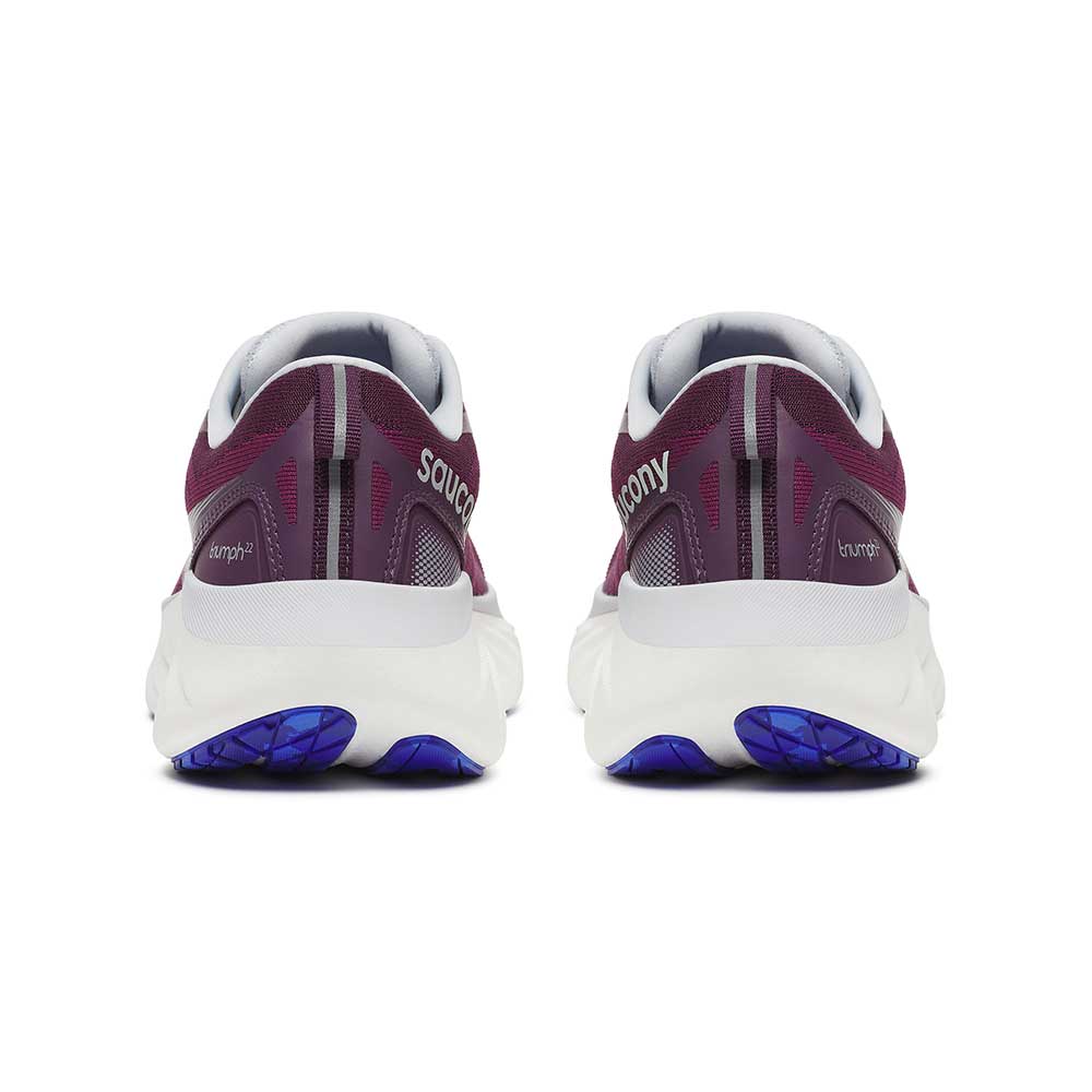 Women's Triumph 22 Running Shoe - Plum/Royal - Regular (B)