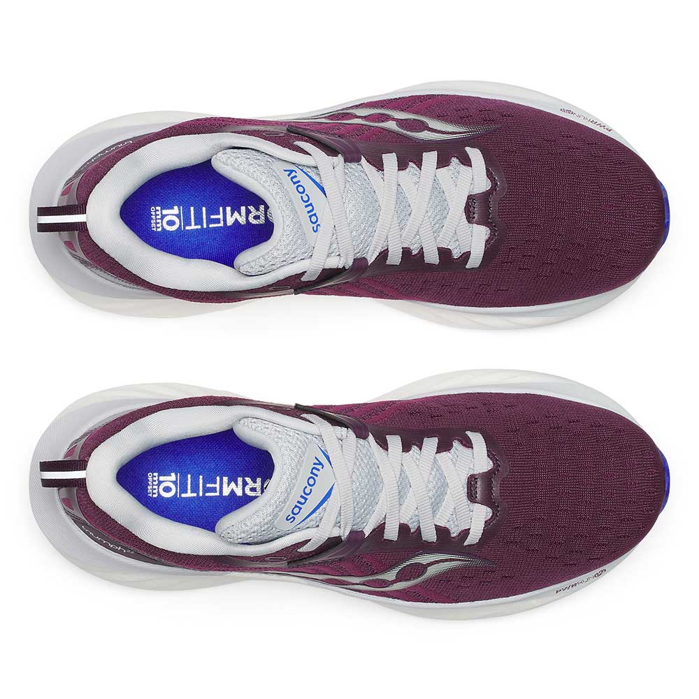 Women's Triumph 22 Running Shoe - Plum/Royal - Regular (B)