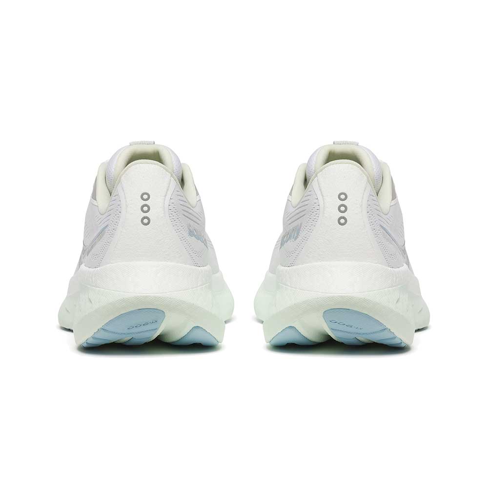 Women's Ride 18 Running Shoe - White/Lettuce - Regular (B)