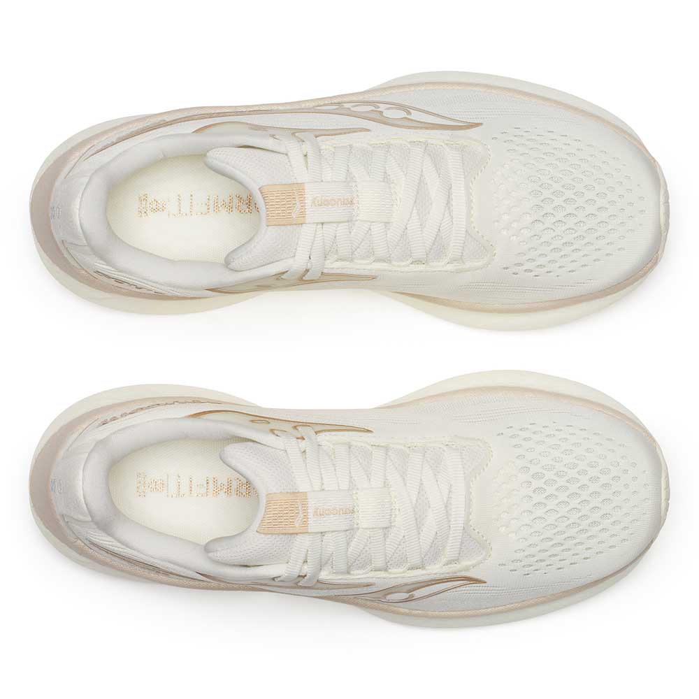 Women's Ride 18 Running Shoe - Vanilla - Wide (D)