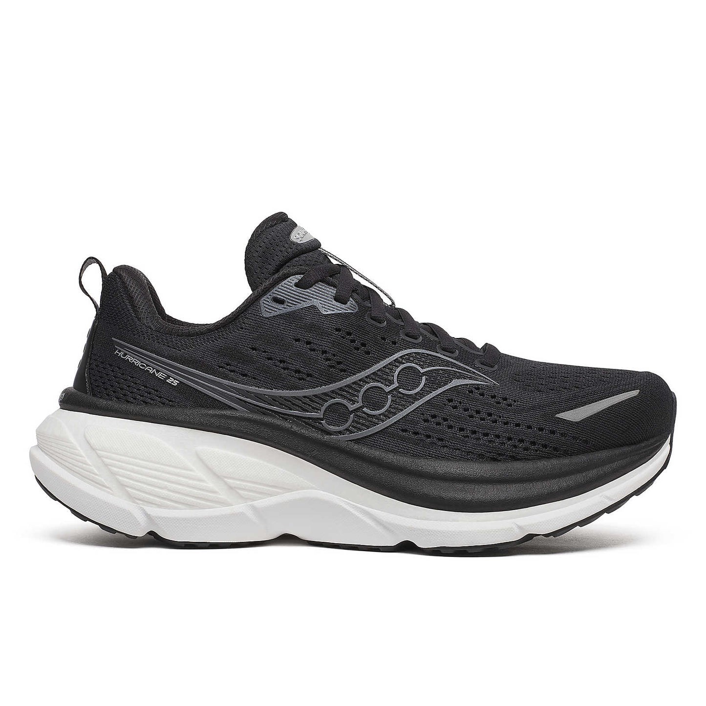 Women's Hurricane 25 Running Shoe - Black/White - Regular (B)