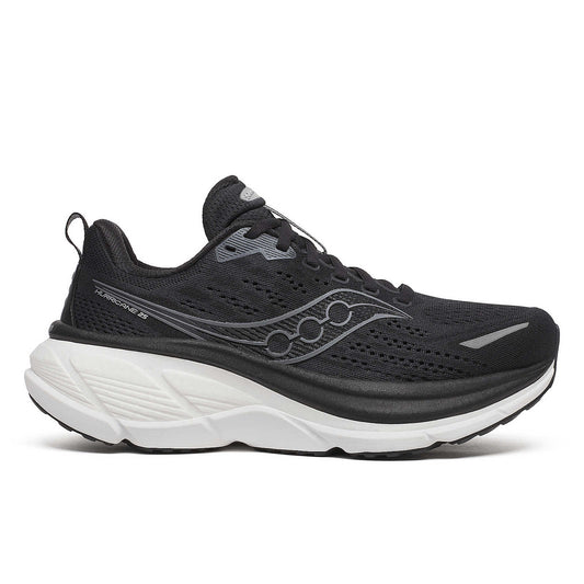 Women's Hurricane 25 Running Shoe - Black/White - Regular (B)