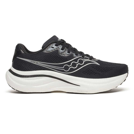 Women's Ride 19 Running Shoe - Black/Silver - Regular (B)