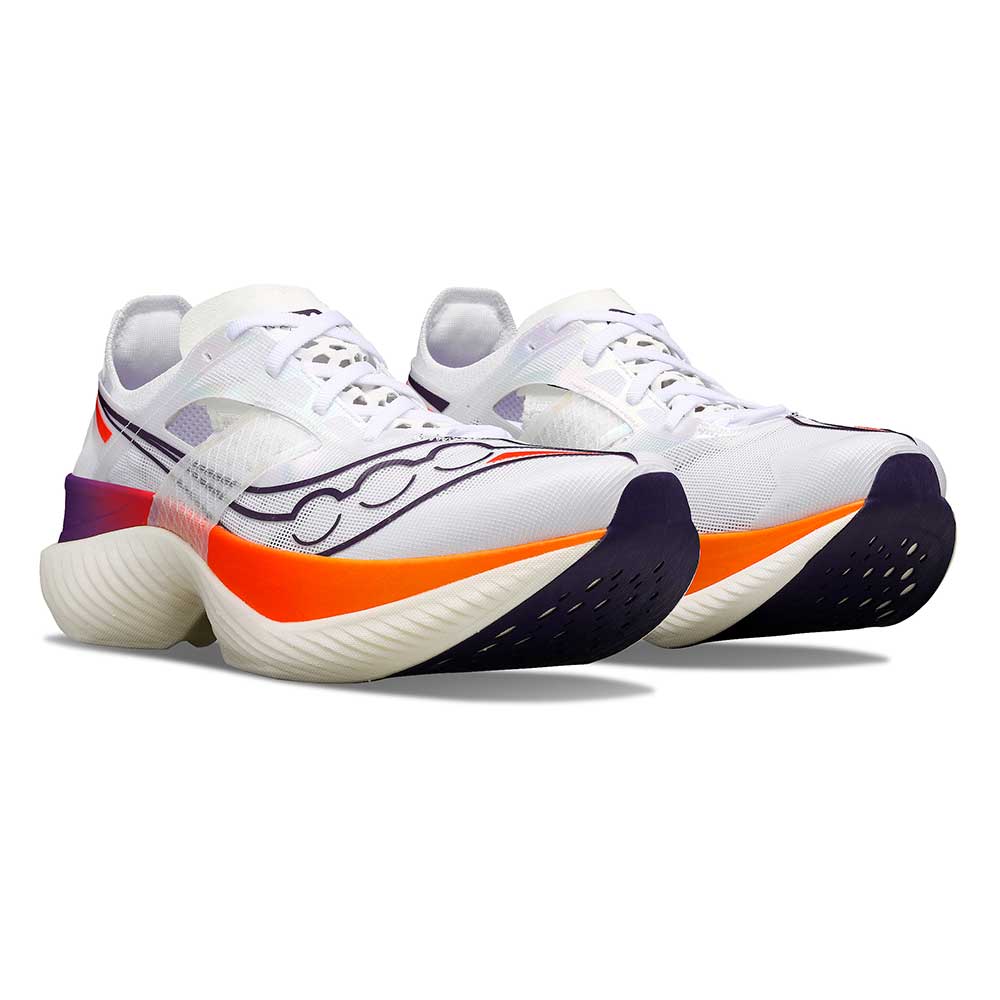 Men's Endorphin Elite Running Shoe - White/ViZiRed - Regular (D)