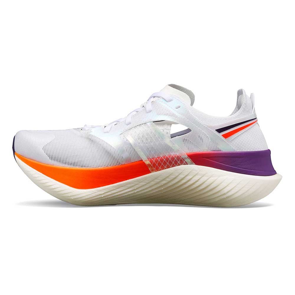 Men's Endorphin Elite Running Shoe - White/ViZiRed - Regular (D)