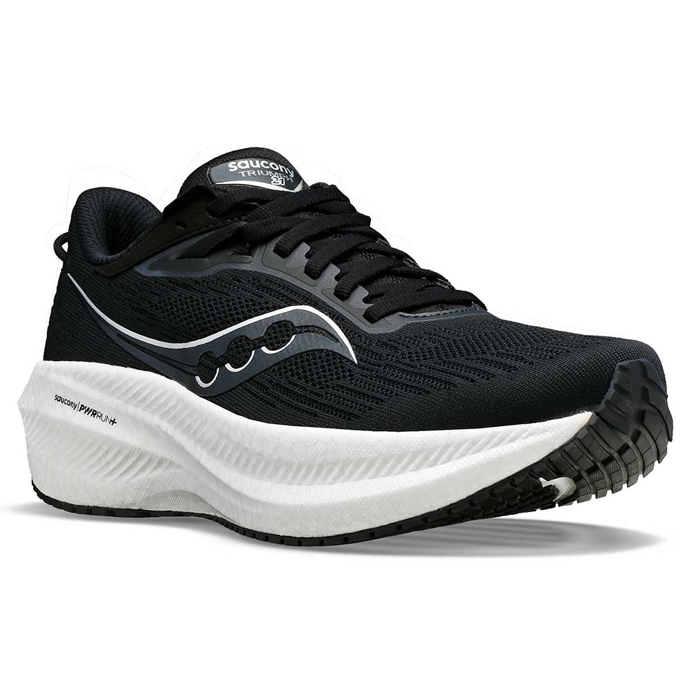 Men's Triumph 21 Running Shoe - Black/White - Regular (D)