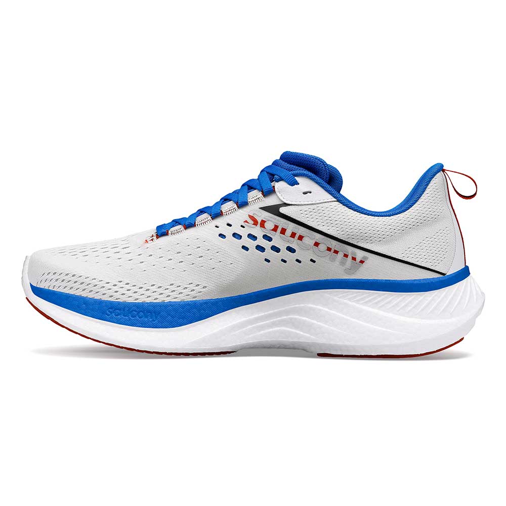 Men's Ride 17 Running Shoe - White/Cobalt - Regular (D)