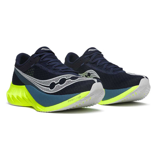 Men's Endorphin Pro 4 Running Shoe - Navy/Citron - Regular (D)