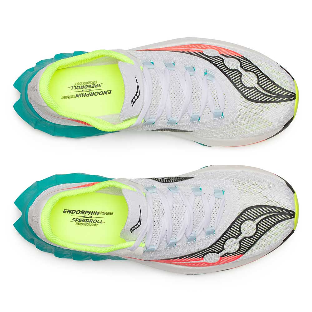 Men's Endorphin Pro 4 Running Shoe - White/Mutant - Regular (D)