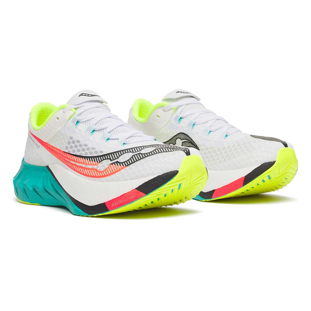 Men's Endorphin Pro 4 Running Shoe - White/Mutant - Regular (D)