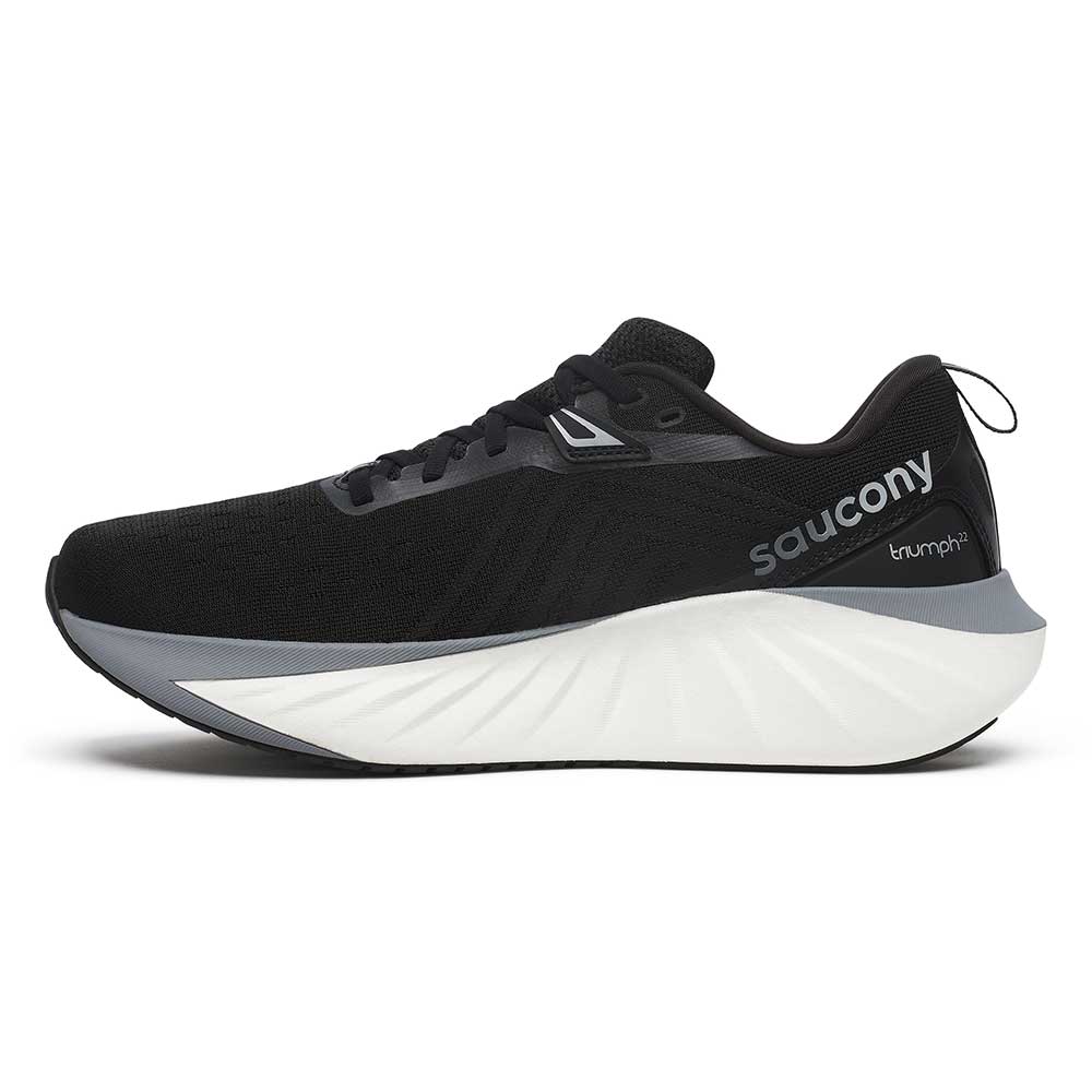 Men's Triumph 22 Running Shoe - Black/White - Regular (D)