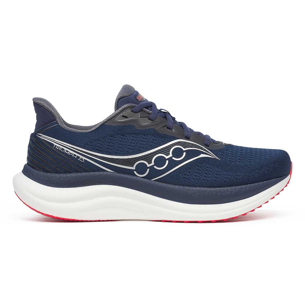 Men's Triumph 23 Running Shoe - Navy/Red - Regular (D)