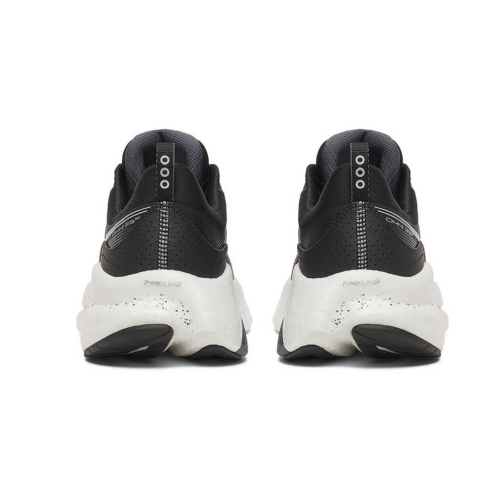 Women's Omni 23 ST Running Shoe - Black/Silver - Wide (D)