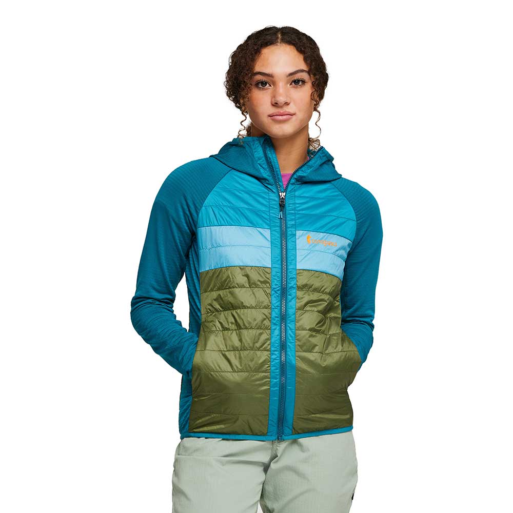 Women's Capa Insulated Hooded Jacket - Gulf/Pine