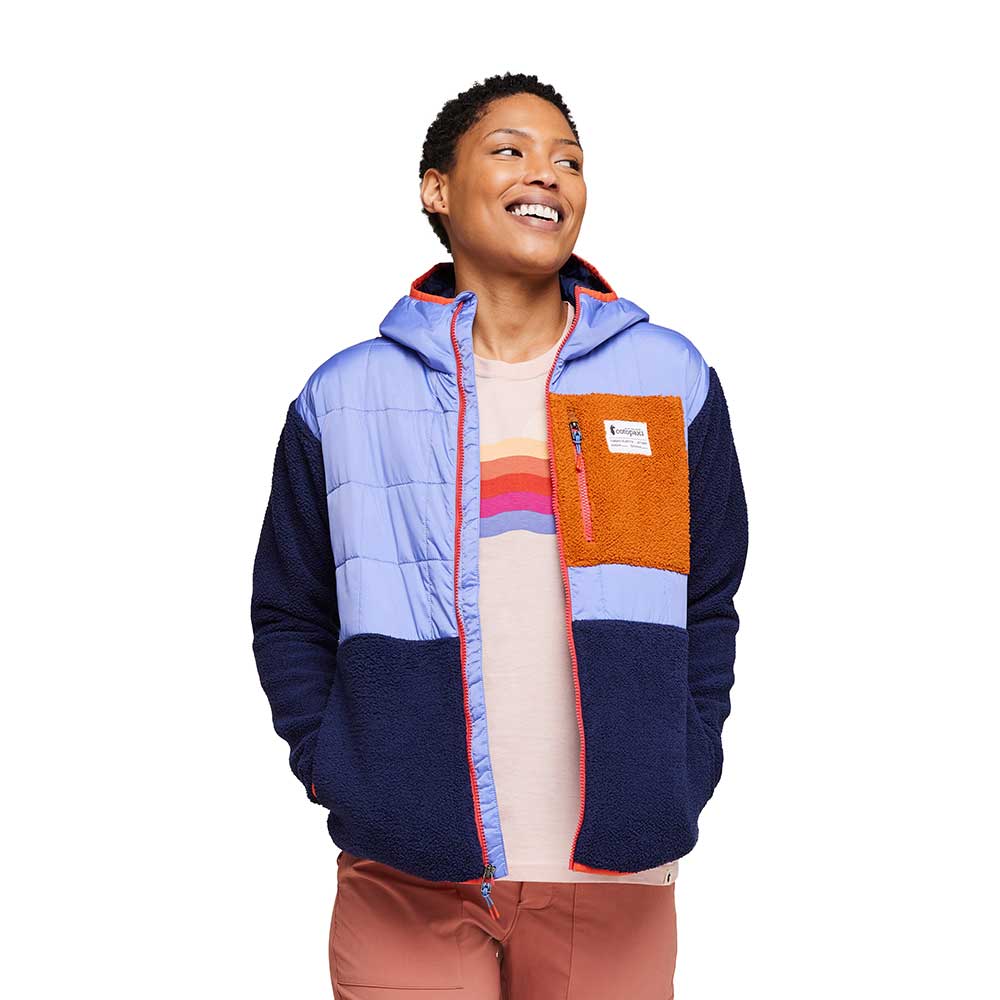 Women's Trico Hybrid Hooded Jacket - Lupine/Maritime