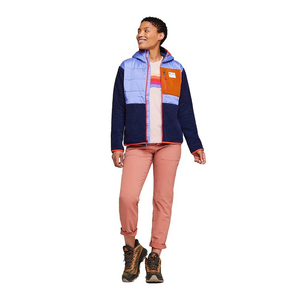 Women's Trico Hybrid Hooded Jacket - Lupine/Maritime
