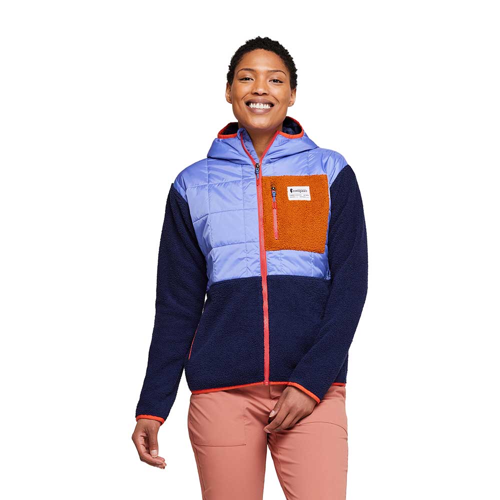 Women's Trico Hybrid Hooded Jacket - Lupine/Maritime