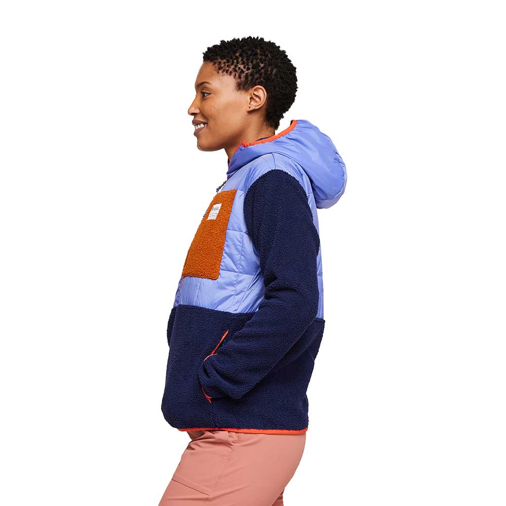 Women's Trico Hybrid Hooded Jacket - Lupine/Maritime