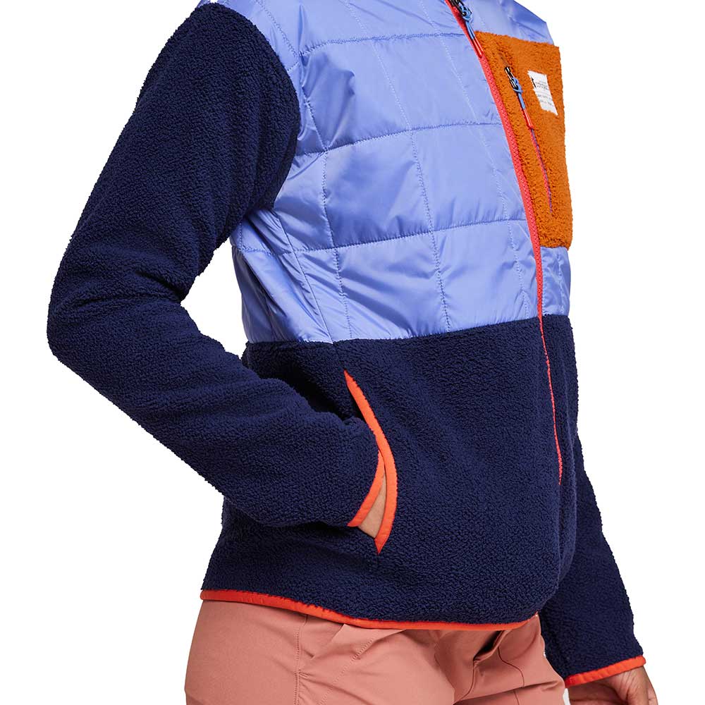 Women's Trico Hybrid Hooded Jacket - Lupine/Maritime