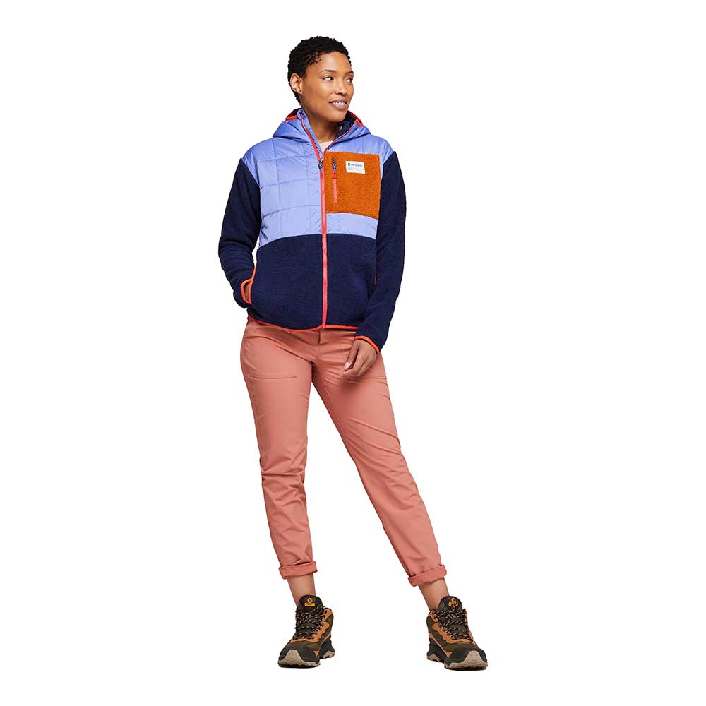 Women's Trico Hybrid Hooded Jacket - Lupine/Maritime