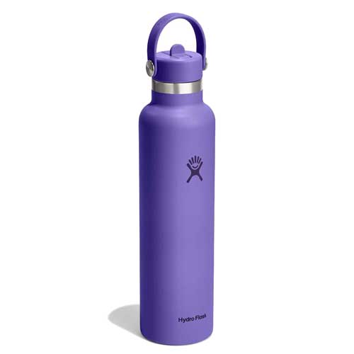 24 oz Standard Mouth with Flex Straw Cap - Utopia Purple